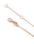 Collar multipiedra Princesa Veneciana en oro rosa de 18 quilates